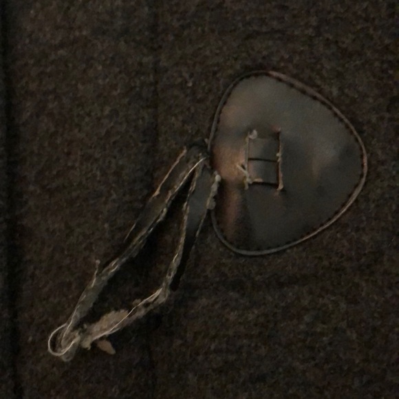 Grey Hooded Wool Jacket - Picture 5 of 6